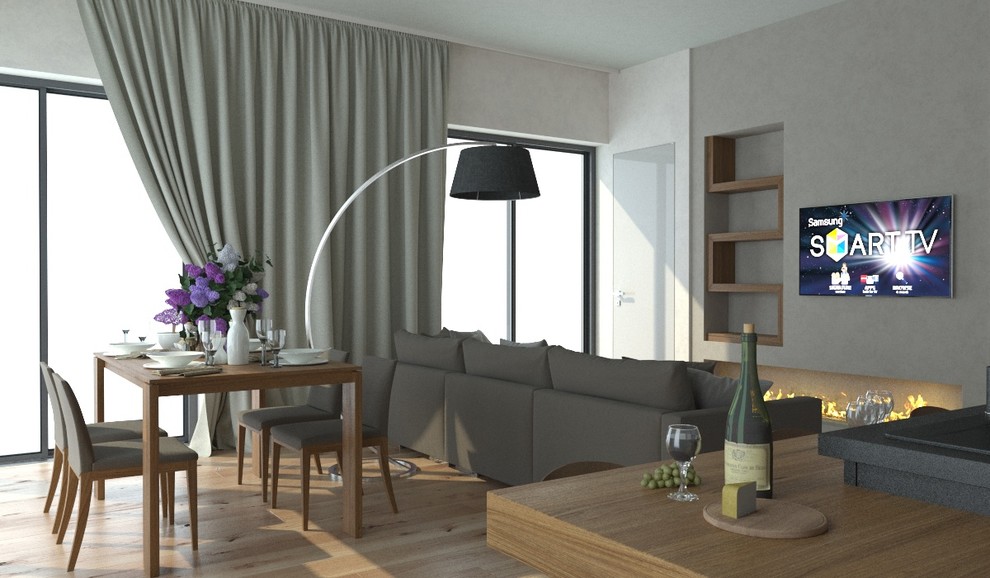 В теплых оттенках серого