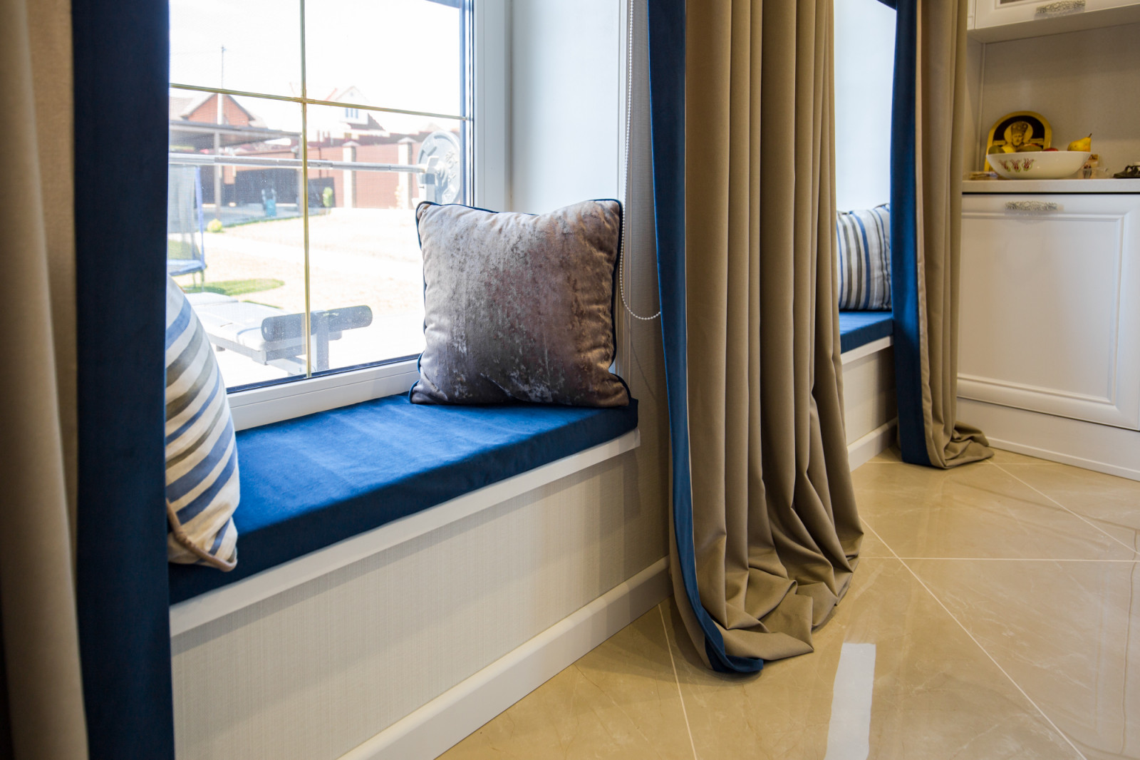 Текстильное оформление кухни-столовой