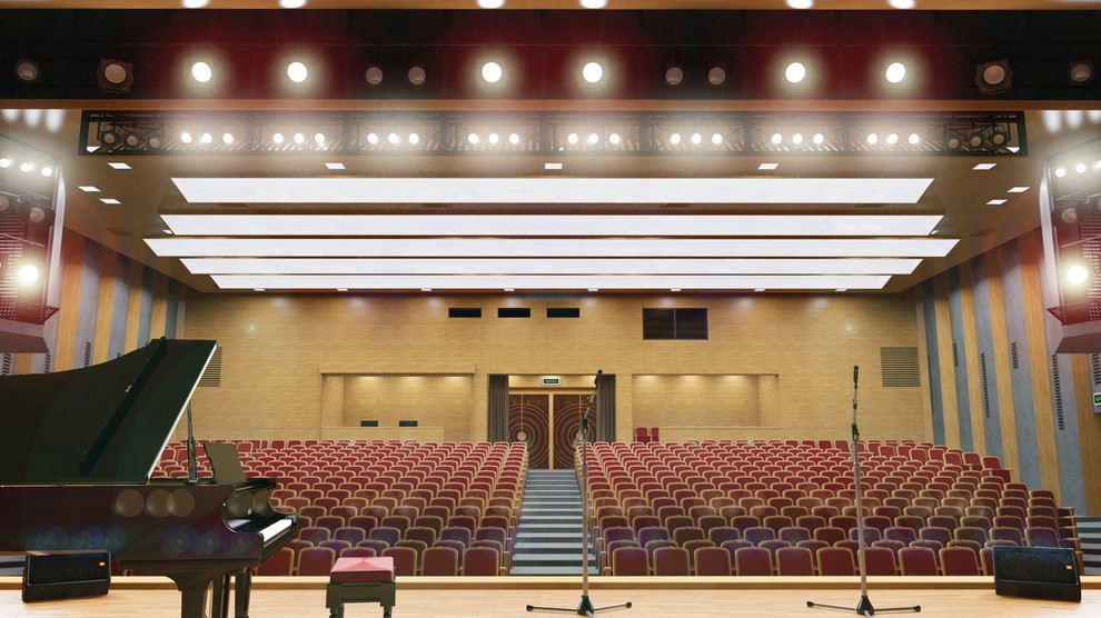 Зрительный зал в центре культуры