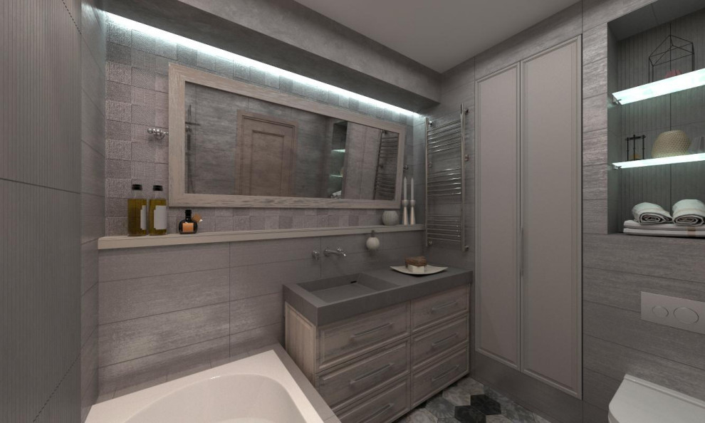 Проект квартиры "Капучино и МОРЕ"