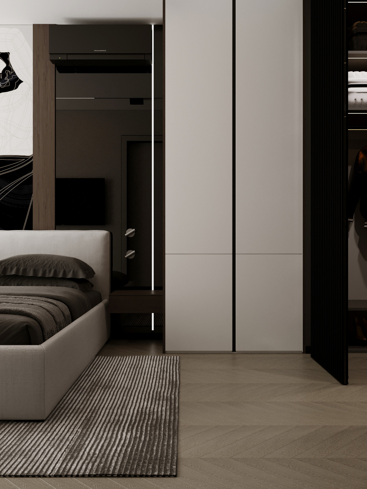 Интерьер в ЖК "Западный порт"