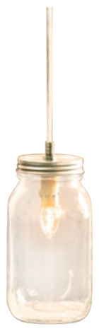 8' Cleveland Vintage Lighting Drip Canning Jar Light Bulb Lamp Adapter