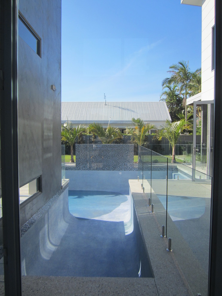 Modern pool in Sunshine Coast.
