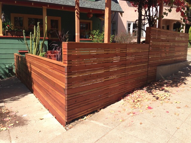 Fencing contemporary-garden