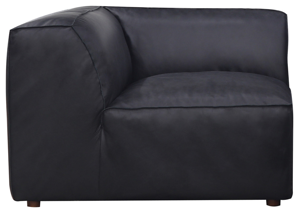 Form Corner Chair Vantage Black Leather