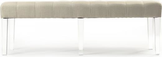 Meline Bench Contemporary Upholstered Benches By Euroluxhome Houzz
