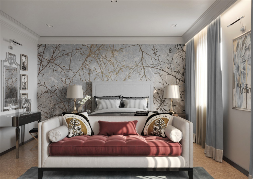 Ренновация спальни в частном доме