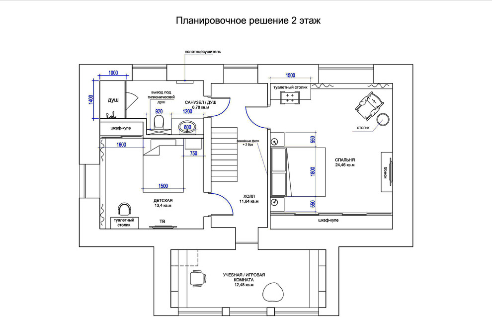 план 2 этажа