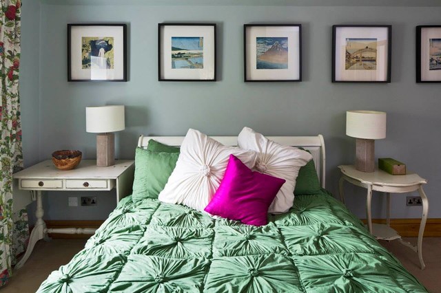 Whole house redesign - Skelton eclectic-bedroom