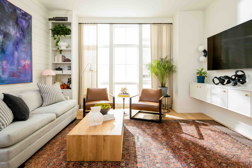 SOCIETY HILL TOWNHOUSE Transitional Living Room Philadelphia by