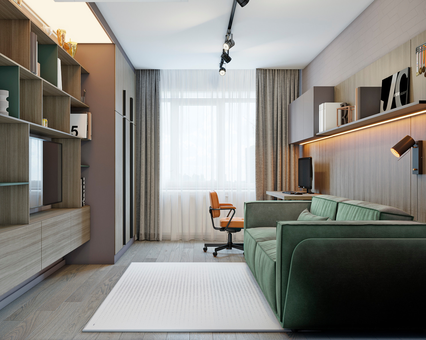 Everyone has his own room