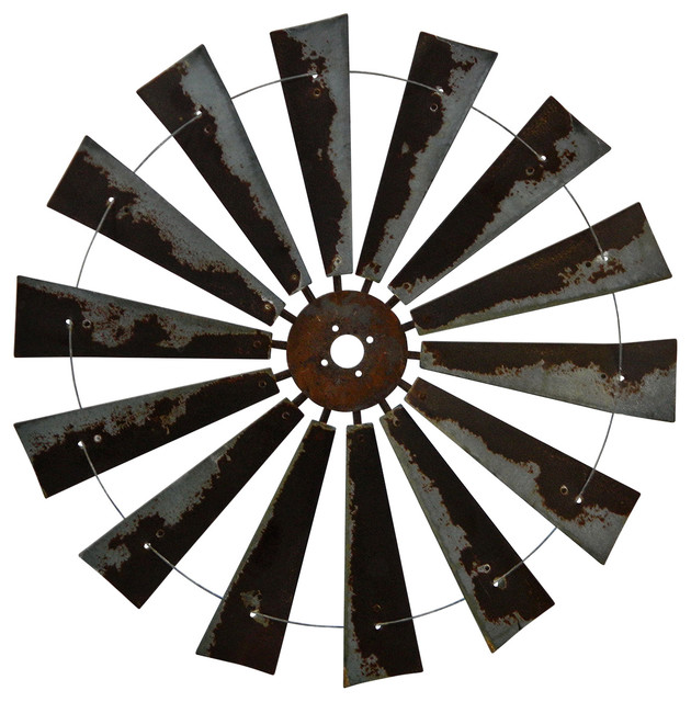 47 Rusty Windmill Wall Art Farmhouse Metal By 47 Rusty Windmill Wall Art