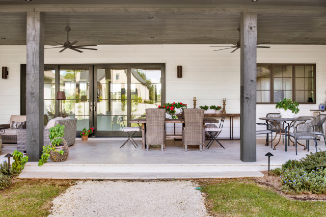 Modern Rustic veranda