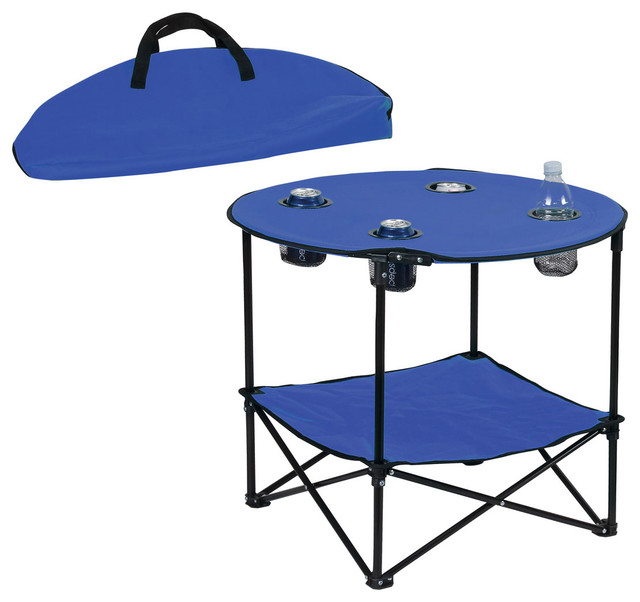 Outdoor Portable Picnic Table, Atlantic Indoor Outdoor Portable Folding Metal Side Table