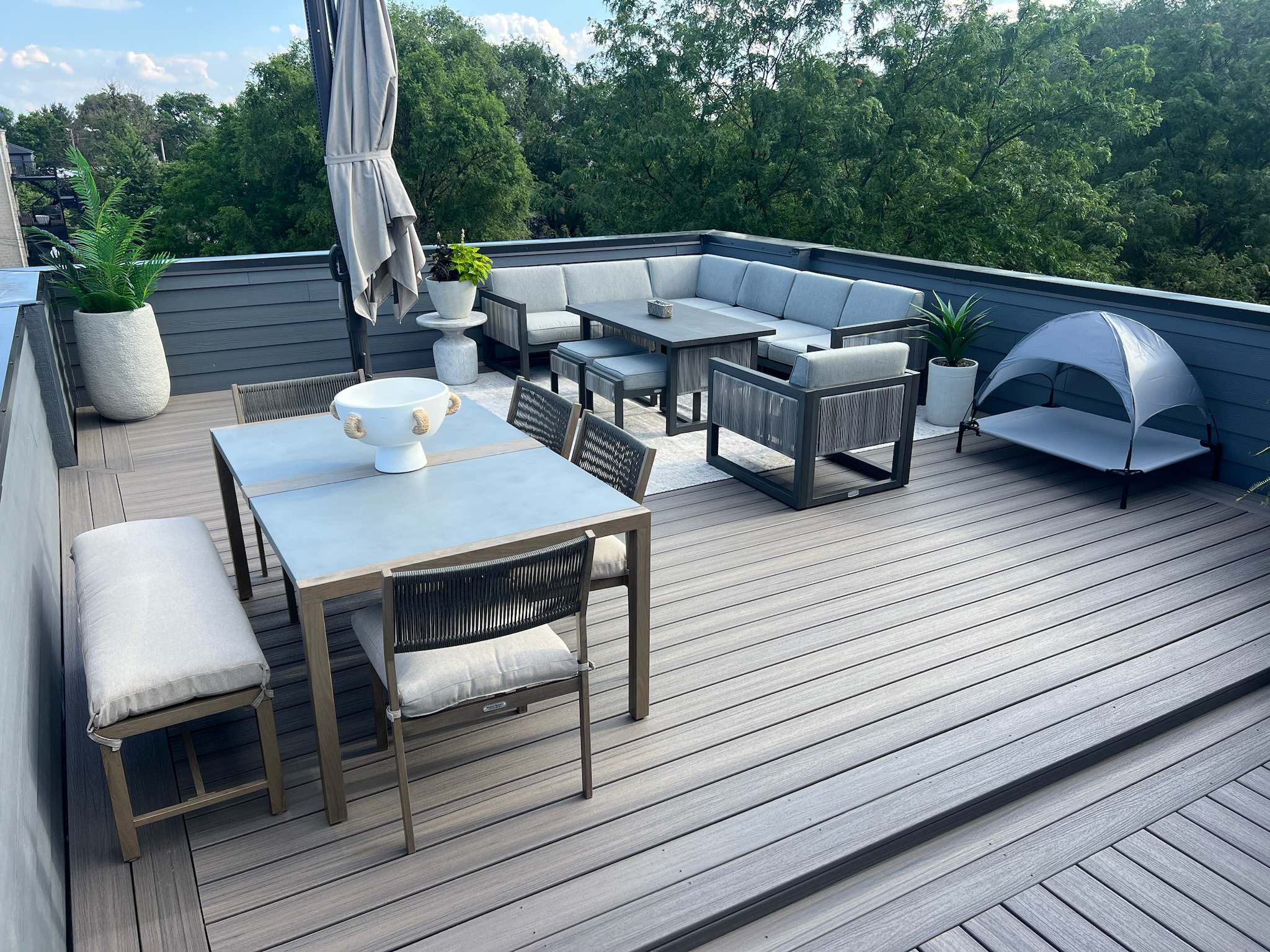 Rooftop deck,Bronzeville/Hydepark