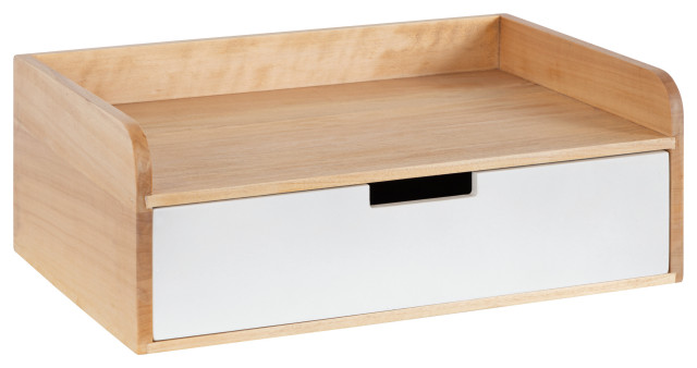 Kitt Floating Shelf Side Table, 18x12x6.5 - Scandinavian - Display And ...