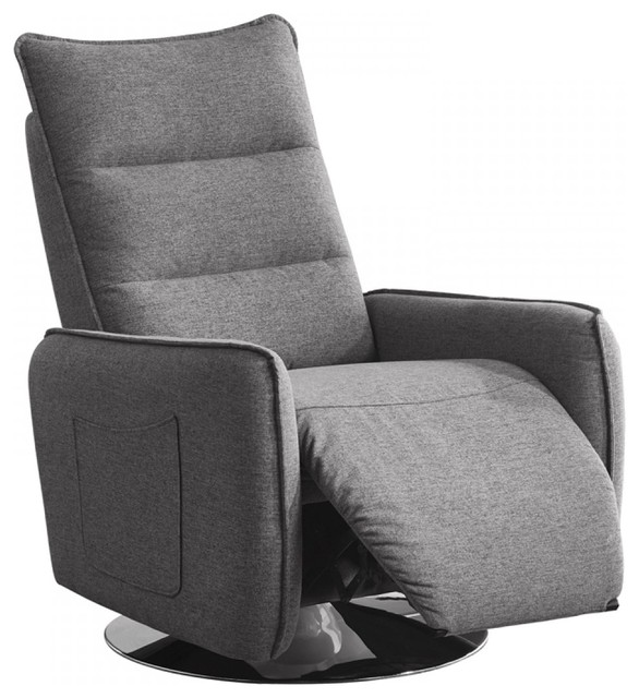 grey modern recliner chair