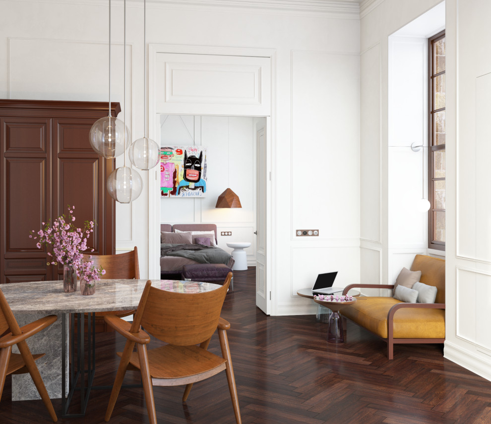 кухня-гостиная спальня