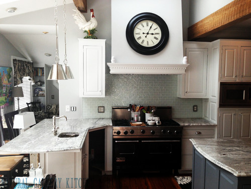 Glacier White Granite Kitchen Countertops Design Ideas