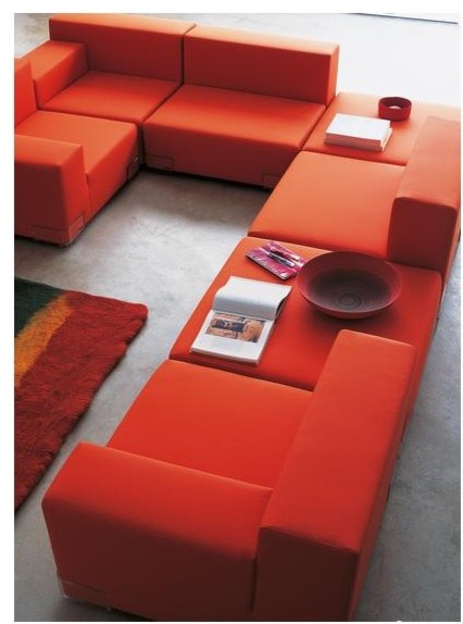 Plastics Duo Sofa 4 by Kartell modern-sofas