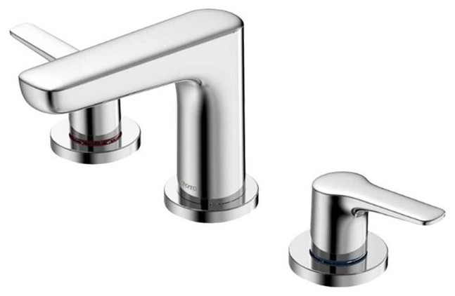 Toto TLG03201U#CP GS Two-Handle Widespread Lavatory Faucet - Polished Chrome