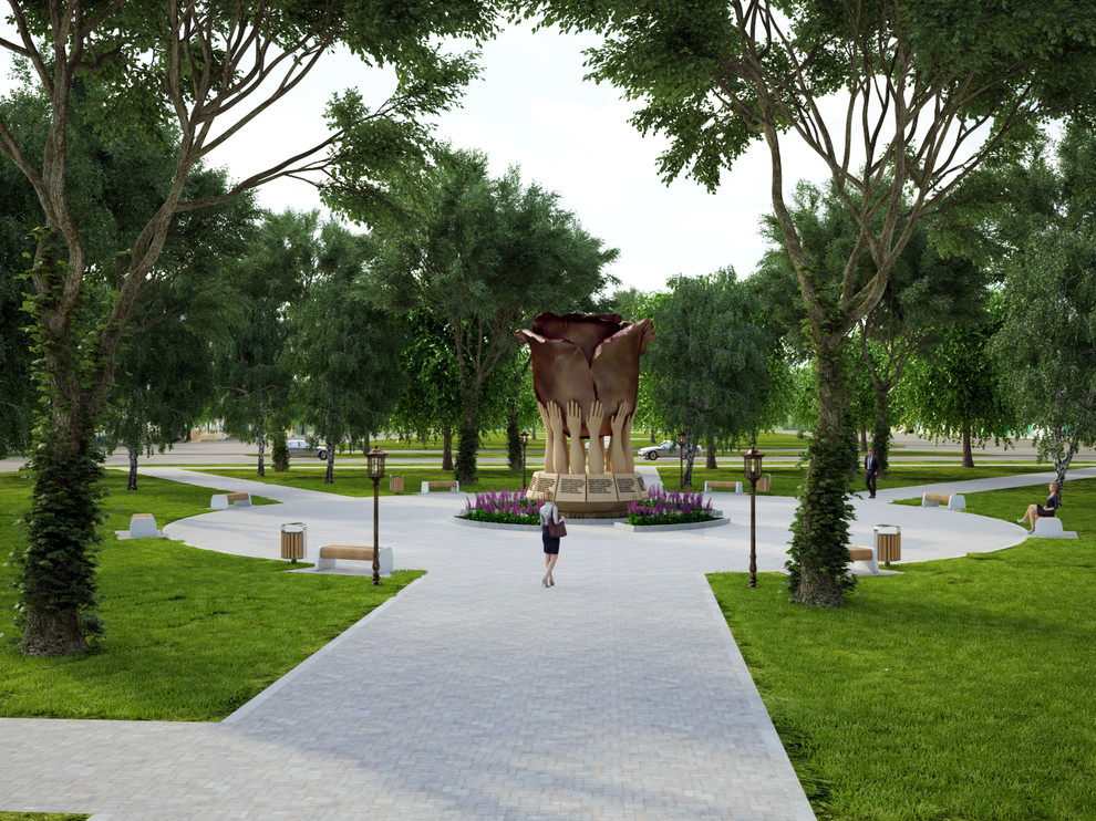 Сквер национальных общин(визуализация)