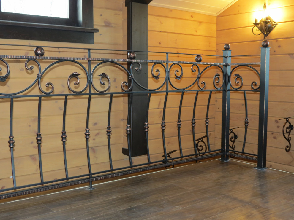 кованое ограждение лестницы