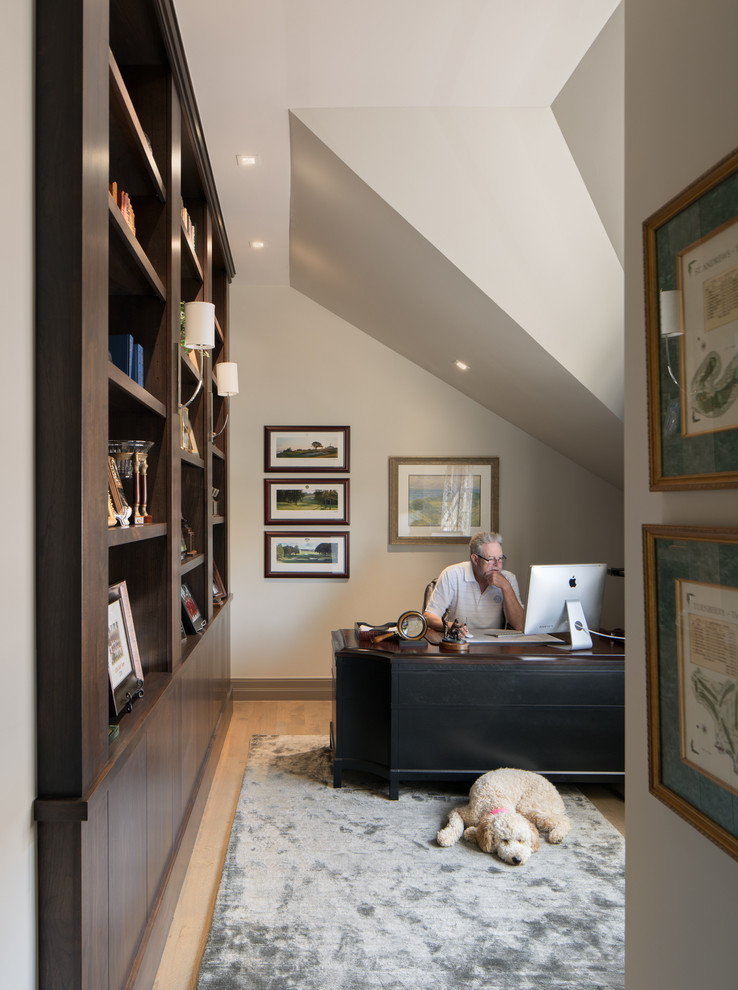 Inspiration for a transitional home design remodel in Denver