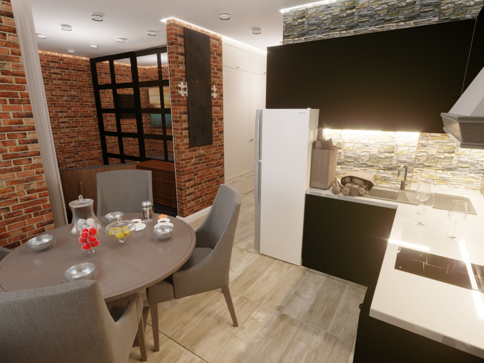 Дизайн проект квартиры студии