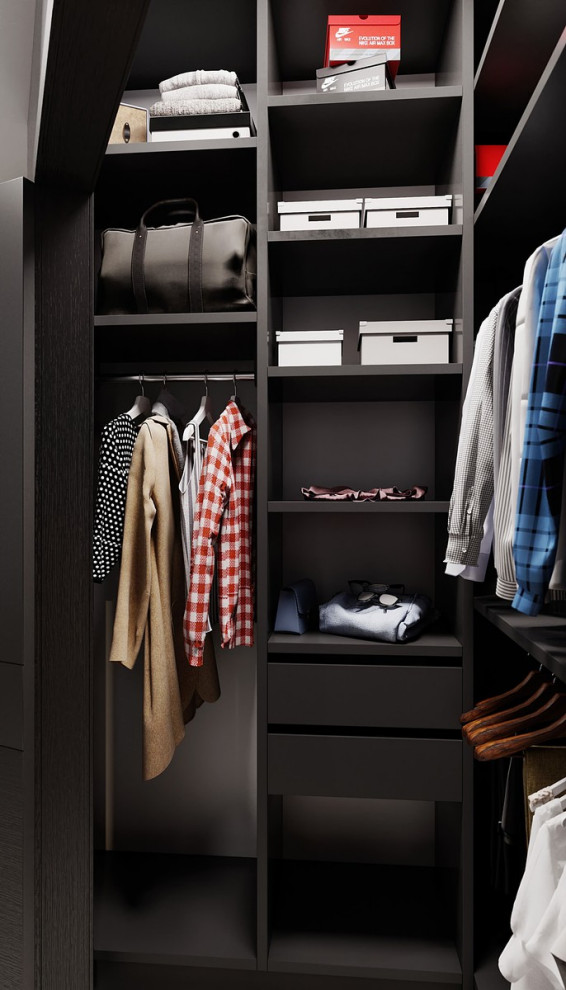 Интерьер квартиры в современном стиле, ЖК «Остров», 90 кв.м.