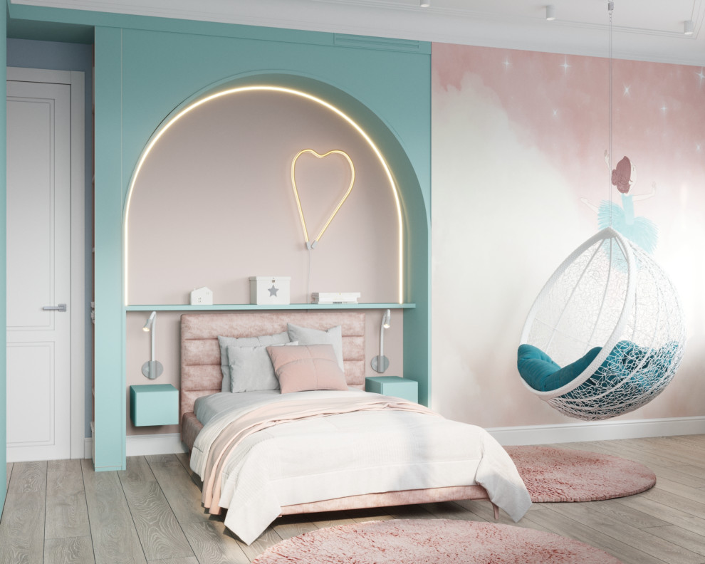 Детская для девочки_"Закат на 51-м этаже"