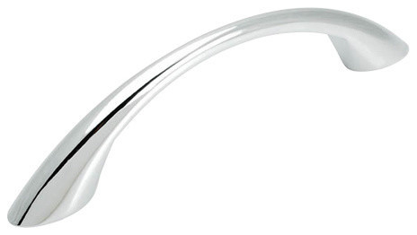 Cosmas 4392CH Polished Chrome Modern Cabinet Hardware Handle Pull 96mm Hole Centers 25 Pack 3-3/4 Inch 