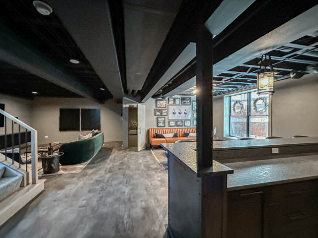 Modified Addison  |  Downtown Naperville, IL industrial-basement