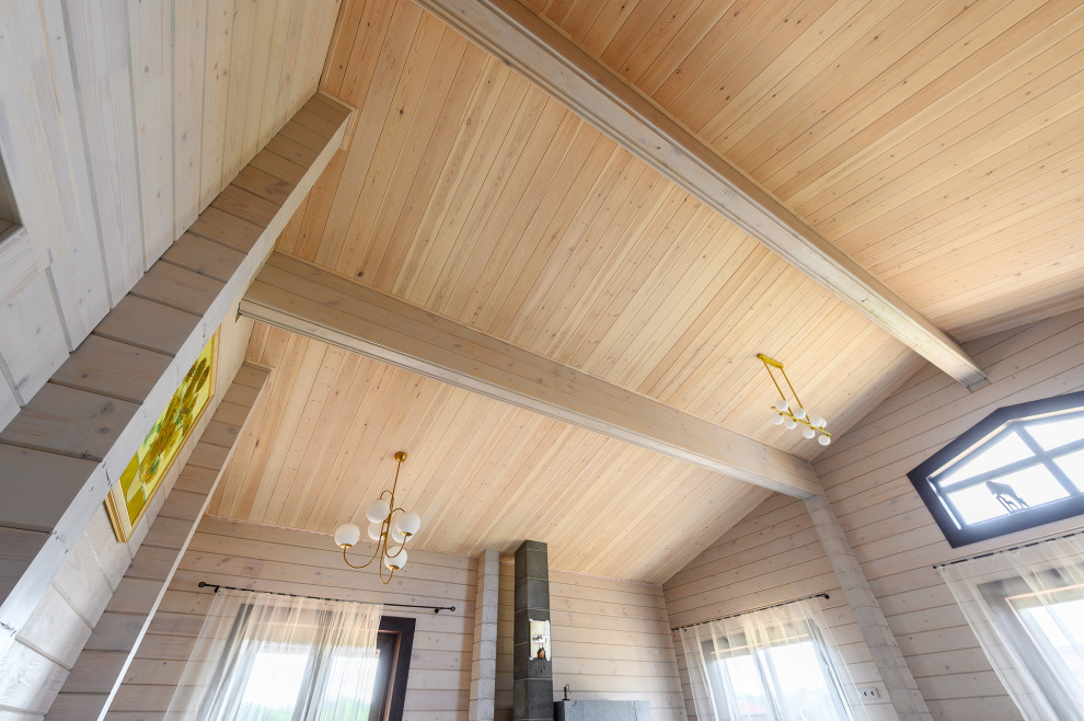 Отделка дома из бруса