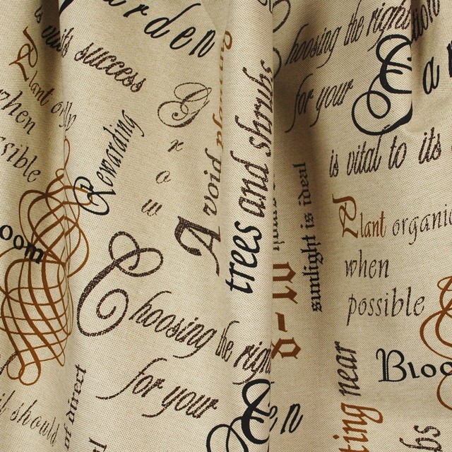 Chatsworth Charcoal Garden Monogram Linen Fabric By The Yard Chatsworth Charcoal Garden Monogram Linen Fabric By The Yard