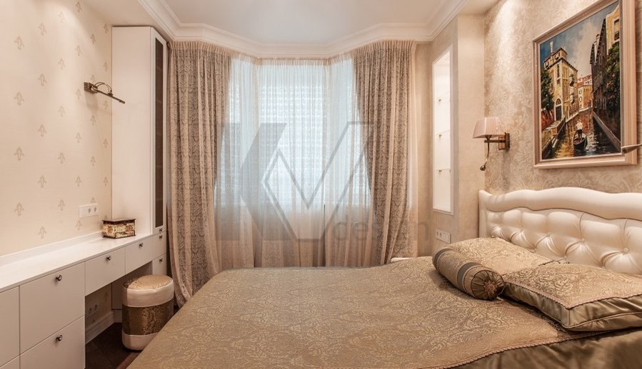 Дизайн проект двухкомнатной квартиры 63 кв.м., Королёв