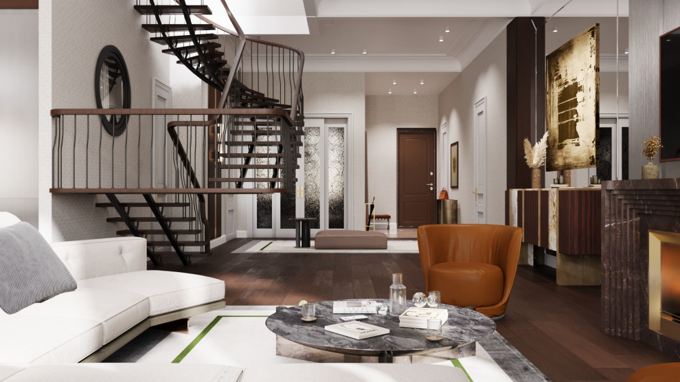 Дизайн интерьера квартиры в ЖК «Mon Cher», 190 м2