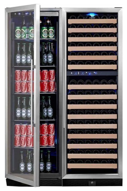 wine and beverage coolers under counter