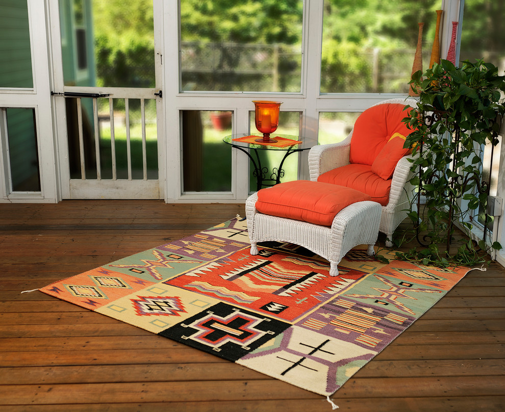 Southwest style rugs Southwestern Patio Raleigh by The Persian