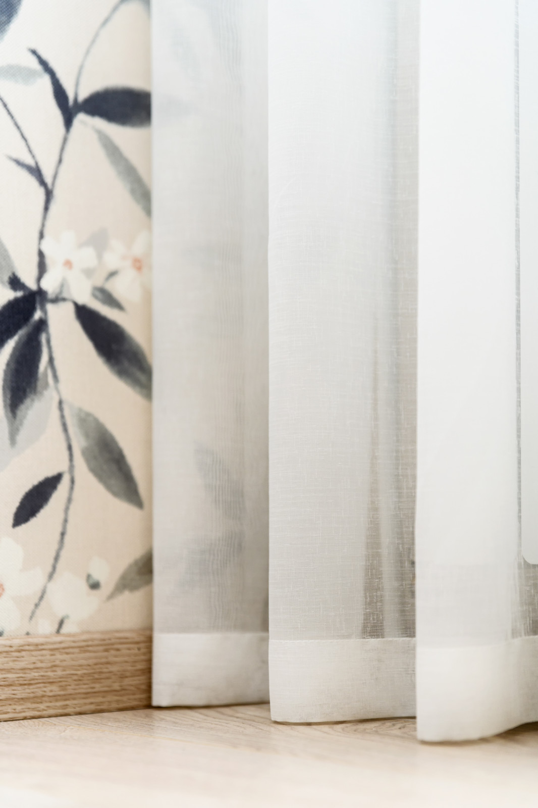 Съёмка штор в столовой загородного дома