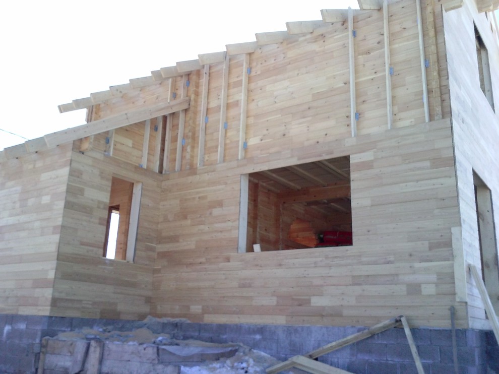 Теплый дом.Клееный брус