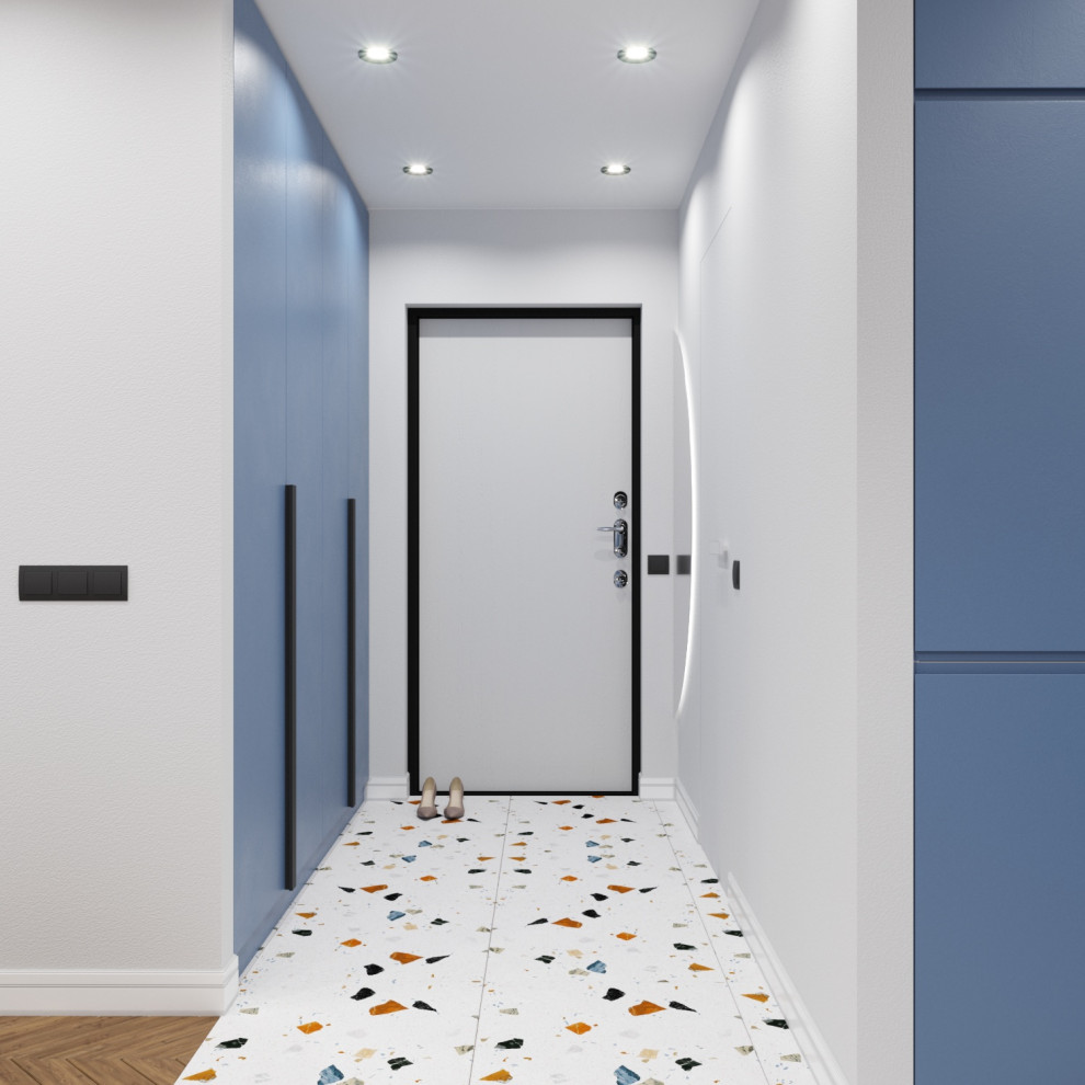 Дизайн интерьера однокомнатной квартиры 33 кв. м ЖК Дубрава