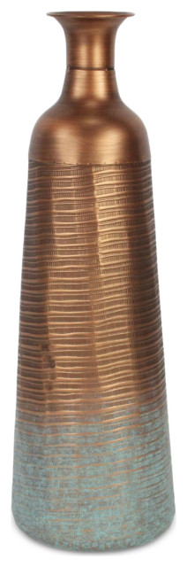 Rustic Teal Vase - Small & Stylish