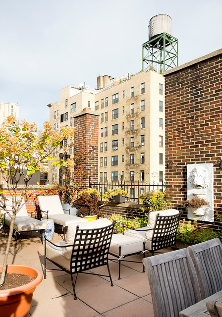 Upper West Side Starter Penthouse clasico-terraza-y-balcon