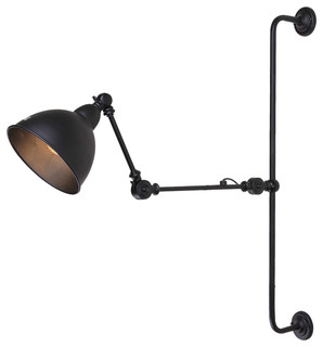 Jetson RetroStyle Adjustable Wall Lamp  Contemporary  Swing Arm Wall Lamps  by LNC HOME