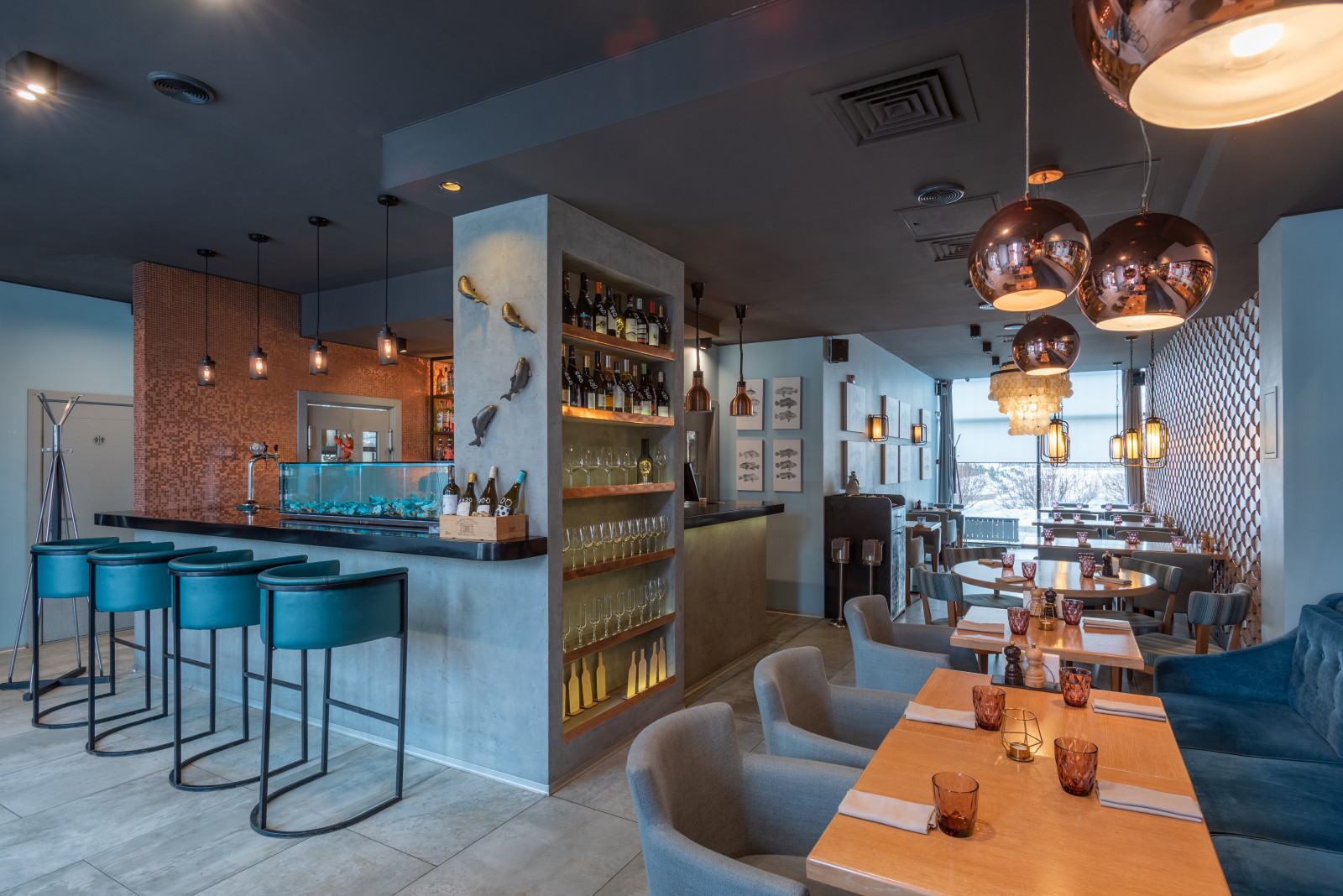 THE МОРЕ: изысканный интерьер и уютное пространство для незабываемых гастрономич