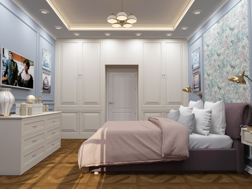 Дизайн спальни в стиле современной классике