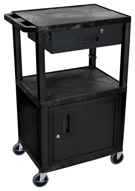 Offex 42 H Rolling Mutli Purpose Storage Utility Av Cart 3