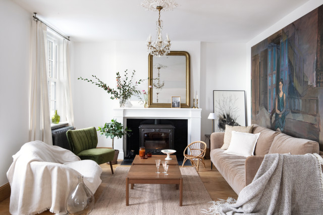 R&eacute;sidence secondaire Normandie scandinavian-living-room