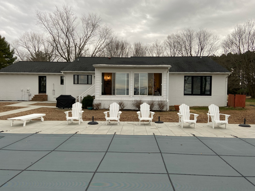 Wrap around deck with or without covered porch